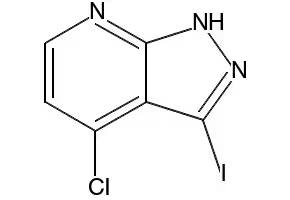 4-CHLORO-3-IODO-1H-PYRAZOLO[3,4-B]PYRIDINE structure, CAS 949558-30-9