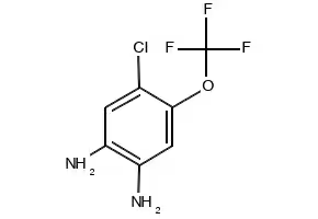 4-CHLORO-5-(2,3-DICHLOROPHENOXY)BENZENE-1,2-DIAMINE structure, CAS 139369-42-9
