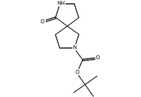 tert-butyl 6-oxo-2,7-diazaspiro[4.4]nonane-2-carboxylate structure, CAS 1194376-44-7