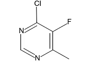 4-CHLORO-5-FLUORO-6-METHYLPYRIMIDINE structure, CAS 898044-55-8