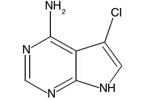 4-CHLORO-5-IODO-7H-PYRROLO[2,3-D]PYRIMIDIN-2-AMINE structure, CAS 873792-88-2