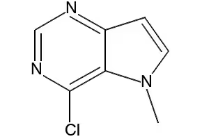 4-CHLORO-5-METHYL-5H-PYRROLO[3,2-D]PYRIMIDINE structure, CAS 871024-38-3