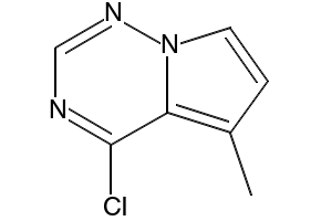 4-CHLORO-5-METHYLPYRROLO[2,1-F][1,2,4]TRIAZINE structure, CAS 529508-56-3