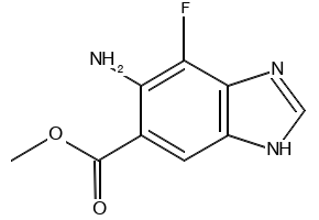 4-CHLORO-6-FLUORO-1H-BENZO[D]IMIDAZOL-5-AMINE structure, CAS 117275-51-1