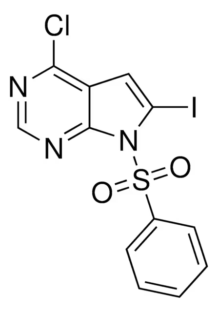 4-CHLORO-6-IODO-7-TOSYL-7H-PYRROLO[2,3-D]PYRIMIDINE structure, CAS 479633-70-0