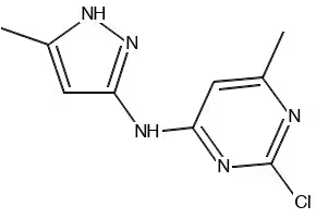 4-CHLORO-6-METHYL-2-(1H-PYRAZOL-3-YL)PYRIMIDINE structure, CAS 166197-06-4