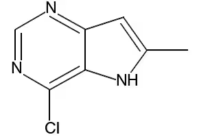 4-CHLORO-6-METHYL-5H-PYRROLO[3,2-D]PYRIMIDINE structure, CAS 91862-35-0