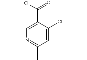 4-CHLORO-6-METHYLNICOTINIC ACID structure, CAS 1060805-95-9