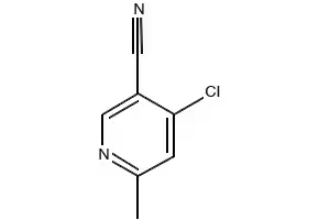 4-CHLORO-6-METHYLNICOTINONITRILE structure, CAS 38875-76-2