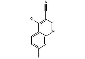 4-CHLORO-7-IODOQUINOLINE-3-CARBONITRILE structure, CAS 364793-64-6