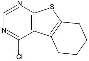 4-CHLORO-7-METHYL-5,6,7,8-TETRAHYDROBENZO[4,5]THIENO[2,3-D]PYRIMIDINE structure, CAS 137438-23-4