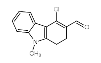4-CHLORO-9-METHYL-2,9-DIHYDRO-1H-CARBAZOLE-3-CARBALDEHYDE structure, CAS 173594-86-0