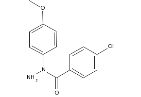4-CHLORO-N-(4-METHOXYPHENYL)BENZOHYDRAZIDE structure, CAS 16390-07-1