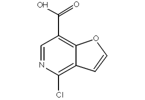 4-CHLOROFURO[3,2-C]PYRIDINE-2-CARBOXYLIC ACID structure, CAS 86518-08-3