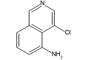 4-CHLOROISOQUINOLIN-5-AMINE structure, CAS 651310-21-3
