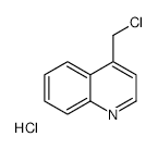 4-CHLOROMETHYLQUINOLINE HYDROCHLORIDE structure, CAS 1822-57-7