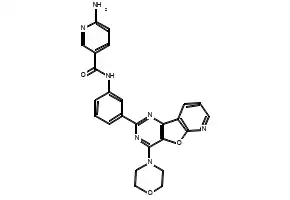 4-CHLOROPYRIDO[3',2':4,5]FURO[3,2-D]PYRIMIDINE structure, CAS 1198569-37-7