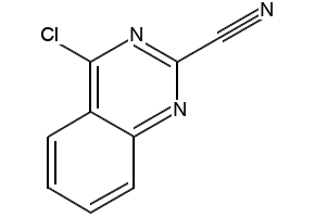 4-CHLOROQUINAZOLINE-2-CARBONITRILE structure, CAS 898044-49-0