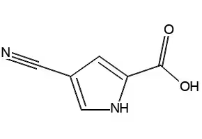 4-CYANO-1H-PYRROLE-2-CARBOXYLIC ACID structure, CAS 80242-24-6