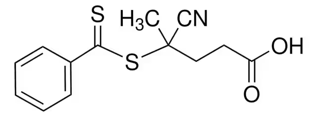 4-CYANO-4-(THIOBENZOYLTHIO)PENTANOIC ACID structure, CAS 201611-92-9