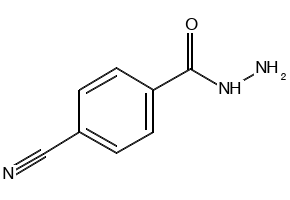 4-CYANOBENZOHYDRAZIDE structure, CAS 43038-36-4