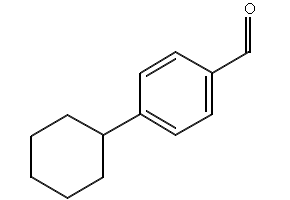 4-CYCLOHEXYLBENZALDEHYDE structure, CAS 27634-89-5