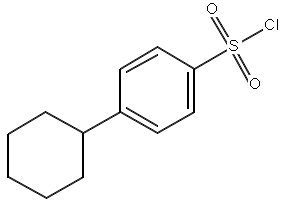 4-CYCLOHEXYLBENZENE-1-SULFONYL CHLORIDE structure, CAS 56354-57-5