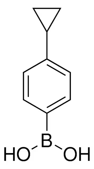 4-CYCLOPROPYLPHENYLBORONIC ACID structure, CAS 302333-80-8