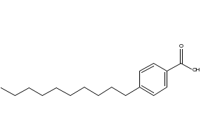 4-DECYLBENZOIC ACID structure, CAS 38300-04-8