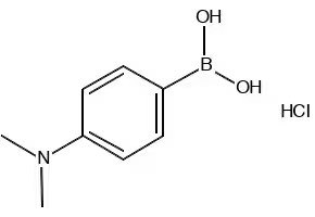 4-DIMETHYLAMINOPHENYLBORONIC ACID HYDROCHLORIDE structure, CAS 1150114-73-0