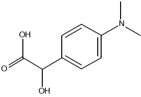 4-DIMETHYLAMINOPHENYLGLYOXAL HYDRATE structure, CAS 115282-41-2