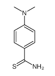 4-DIMETHYLAMINOTHIOBENZAMIDE structure, CAS 4714-69-6