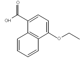 4-ETHOXY-1-NAPHTHOIC ACID structure, CAS 19692-24-1