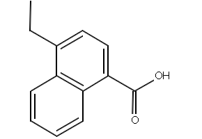 4-ETHYL-1-NAPHTHOIC ACID structure, CAS 91902-58-8
