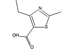 4-ETHYL-2-METHYLTHIAZOLE-5-CARBOXYLIC ACID structure, CAS 119778-44-8