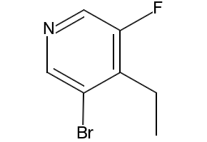 4-ETHYL-3-FLUOROPYRIDINE structure, CAS 137234-73-2