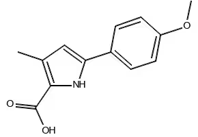 4-ETHYL-5-(HYDROXYMETHYL)-3-METHYL-1H-PYRROLE-2-CARBOXYLIC ACID structure, CAS 31840-13-8