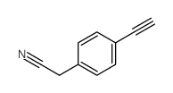 4-ETHYNYLPHENYLACETONITRILE structure, CAS 351002-90-9