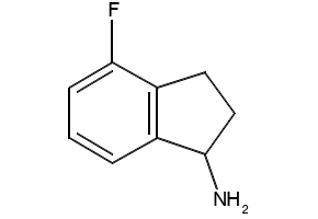 4-FLUORO-2,3-DIHYDRO-1H-INDEN-1-ONE structure, CAS 148960-34-3