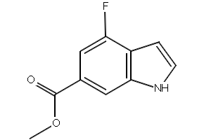 4-FLUORO-6-METHYL-1H-INDOLE structure, CAS 885522-13-4