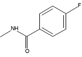 4-FLUORO-N-METHYLBENZAMIDE structure, CAS 701-49-5