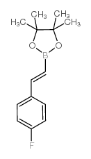 4-FLUORO-TRANS-BETA-STYRYLBORONIC ACID PINACOL ESTER structure, CAS 504433-86-7