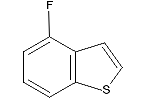 4-FLUOROBENZO[B]THIOPHENE structure, CAS 310466-38-7