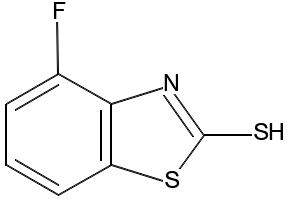 4-FLUOROBENZO[D]THIAZOL-2(3H)-ONE structure, CAS 63754-97-2