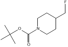 4-FLUOROMETHYLPIPERIDINE structure, CAS 259143-04-9