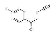 4-FLUOROPHENACYL THIOCYANATE structure, CAS 43045-16-5