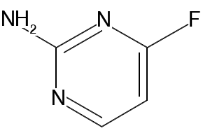 4-FLUOROPYRIMIDIN-2-AMINE structure, CAS 96548-90-2