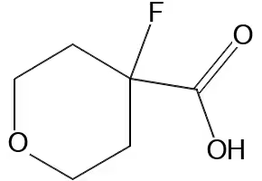 4-FLUOROTETRAHYDRO-2H-PYRAN-4-CARBOXYLIC ACID structure, CAS 1150617-62-1