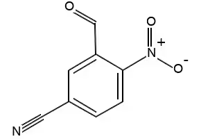 4-FORMYL-3-NITROBENZONITRILE structure, CAS 90178-78-2