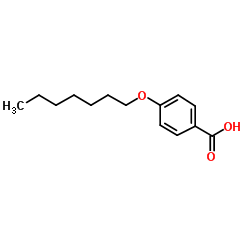4-HEPTYLOXYBENZOIC ACID structure, CAS 15872-42-1